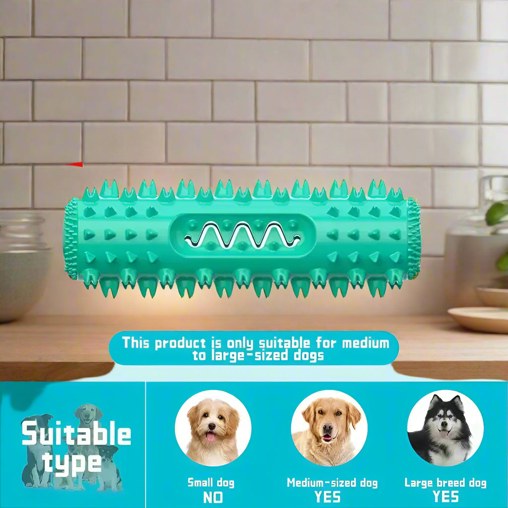Vet-Approved Dental Chew Stick - 3-In-1 Cooling Toothbrush Toy for Small/Medium Dogs, Summer Teeth Cleaning & Gum Massage