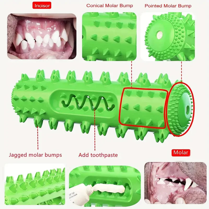 Vet-Approved Dental Chew Stick - 3-In-1 Cooling Toothbrush Toy for Small/Medium Dogs, Summer Teeth Cleaning & Gum Massage