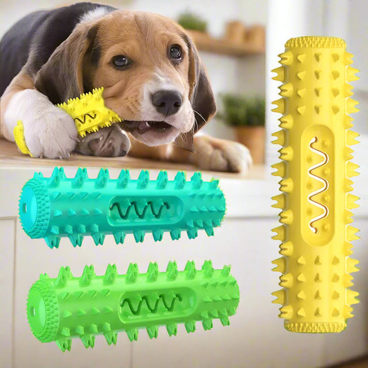 Vet-Approved Dental Chew Stick - 3-In-1 Cooling Toothbrush Toy for Small/Medium Dogs, Summer Teeth Cleaning & Gum Massage